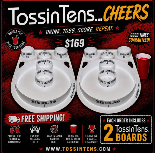 TossinTens™ Cheers Game