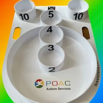 POAC Autism Services Tossintens Custom Board